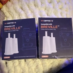 101 COFFEE4U Coffee Machine Water Filter for Breville BES008WHT0NUC1, 2 Pack