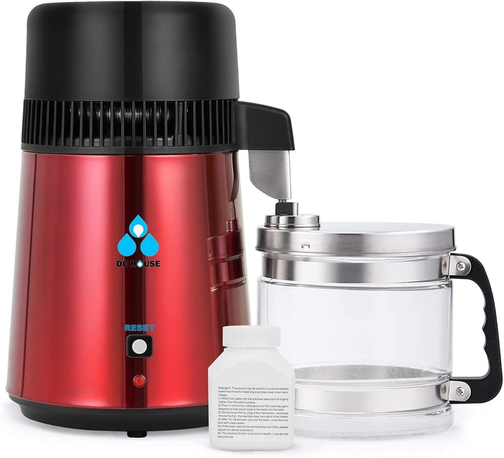 DC HOUSE Upgrade 1 Gallon Water Distiller Stainless Steel