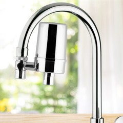 DF2-CHR Faucet Water Filter 500 Gallons Water Filter for Sink Faucet