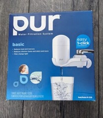 PUR FM-3333B Basic Easy 1-Click Water Filtration System White Filter