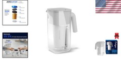 IAPMO Certified 64 oz ZeroWater Pitcher – 5-Stage Filtration & Ergonomic Handle