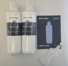 2 New Glacier Fresh GF-1000P replacement refrigerator water filter ~ Sealed