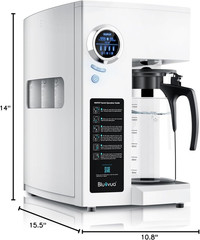 RO100ROPOT Countertop Reverse Osmosis Water Filter System, Portable RO Filtratio