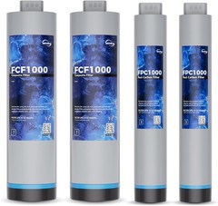 iSpring RO1000 Set: 2x FCF1000, 2x FPC1000 for 1000 GPD Tankless RO.