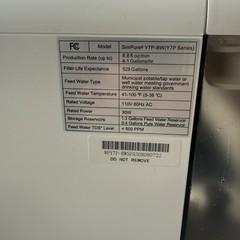 SimPure Y7P-BW UV Countertop Reverse Osmosis Water Filter Tested Working
