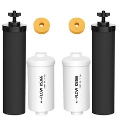 Gravity Water Filter Replacement Combo Pack for BB9-2 & PF-2, NSF 42 Compatible