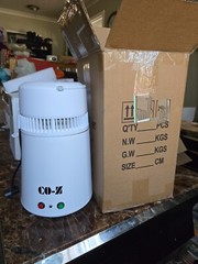 CO-Z 4L Distilled Water Purifier Machine for Drinking, White