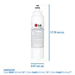 2X LG GENUINE FRIDGE FILTER FOR GF-5L712PL + LG AIR FILTER LT120F