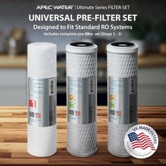 Systems ULTIMATE Series Made Stage 1, 2 & 3 Replacement For Undersink System