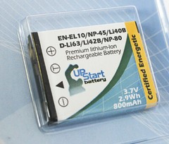 Battery for Sanyo Xacti VPC-T149 Digital Camera (800mAh, 3.7V, Lithium-Ion)