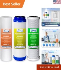 3-Piece NSF Certified Water Filter Cartridge Set for RO Systems – Superior Taste