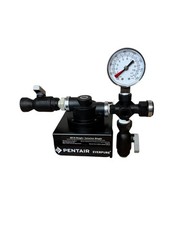 Pentair Everpure QC71 Single Insurice Filter Head Assembly w/ Pressure Gauge