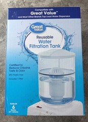 Reusable Water Filtration Tank for Top Loading Water Dispenser.