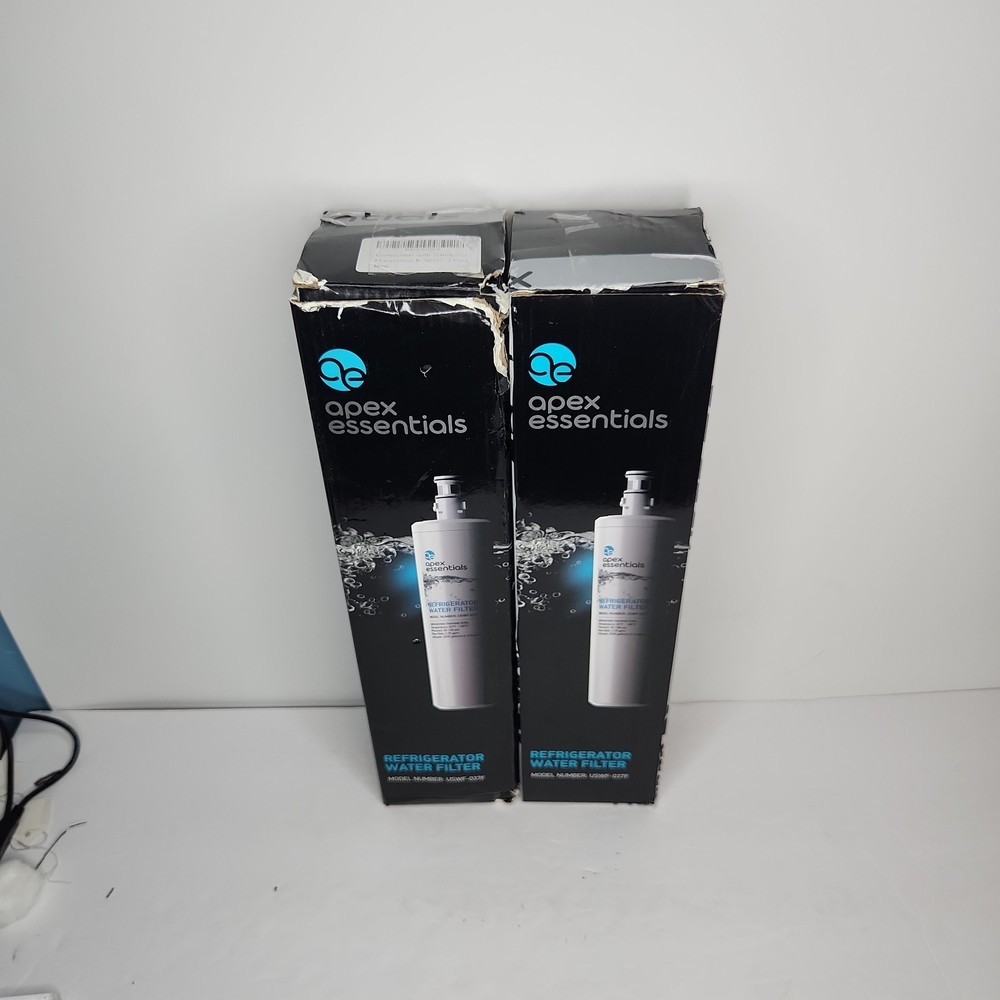 2 Pack Apex Essentials RWF-001B Refrigerator Water Filter Sealed NEW