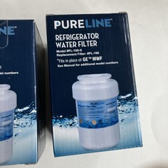 NEW Pureline PL-100 Refrigerator Water Filters Lot of 2 for GE MWF