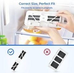 Frigidaire Water & Air Filter Combo Compatible with FRIGCOMBO6 GRFS2853AD PWF-1