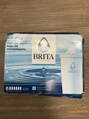 Brita Plus High Density Filter 6 Filters. Box Is Rough But Product Is Good.