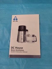 DC HOUSE 1 Gallon Water Distiller Machine 750W Distilling Pure Water for Home