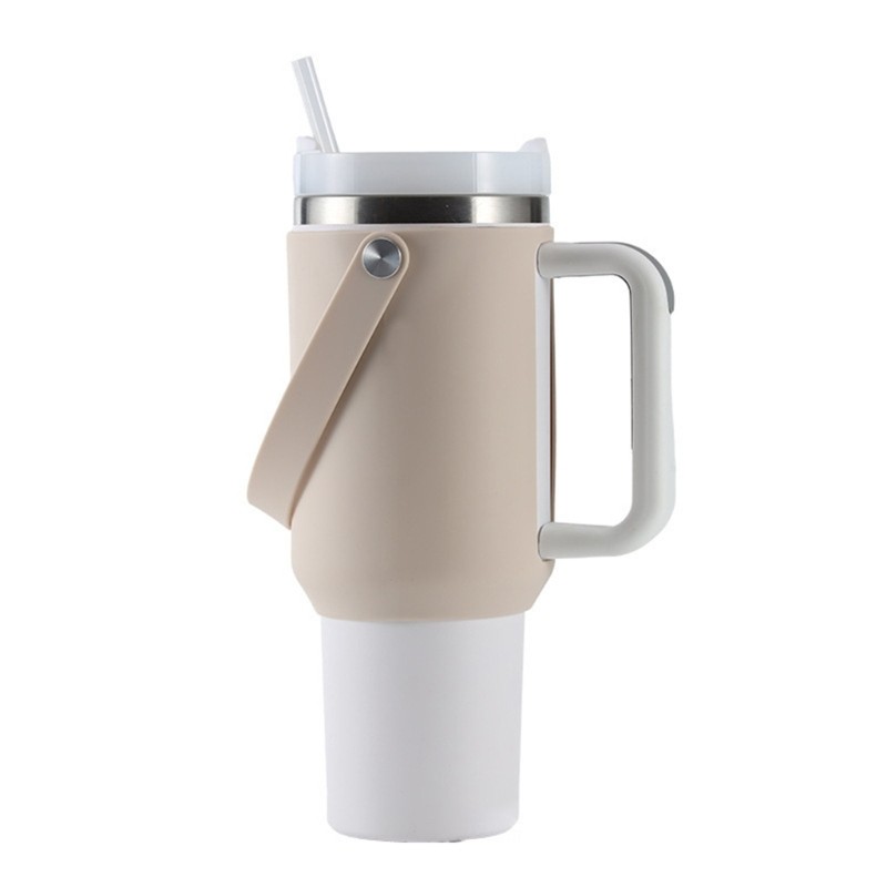 Silicone Water Bottle Sleeve with Handle Carriers Bag Accessory Silicone Sleeve