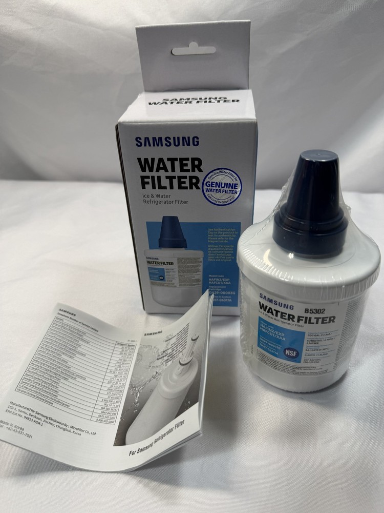 Samsung Water Refrigerator Filter DA29-00003G for DA97-06317A system, NEW OEM