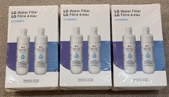 2 Pk X3 (6 Total) Genuine LG LT1000P2 Replacement Water Filters – New, Sealed