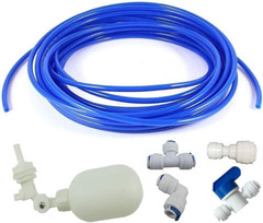 1/4 Inch Tube Float Valve Kit for RO Water Reverse Osmosis System Water Filter P