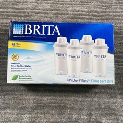 Brita OB03 Pitcher Replacement Water Filter 4 Pack White 40 Gallons New Chlorine