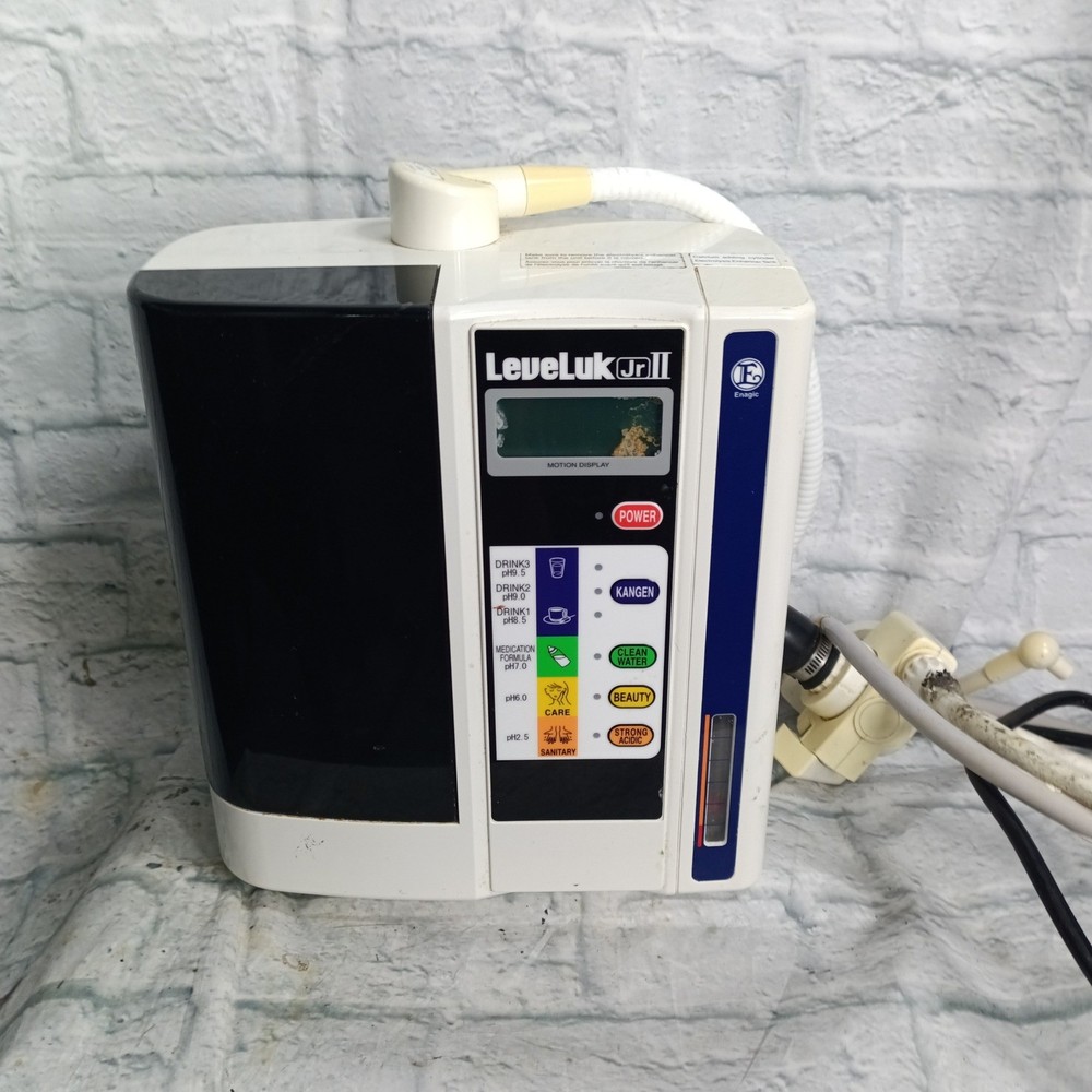 Enagic Leveluk Jr II Kangen Water Ionizer Machine Countertop Filter UNTESTED