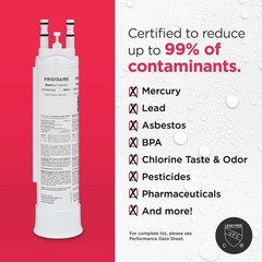 Water and Ice Refrigerator Filter with Built In Replacement Tracking Technology