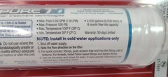 Ice Maker Inline Filter 1/4″ compression connection fittings white 1500 gallons