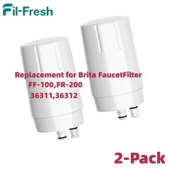 #35618 BPA-Free Faucet Filter Replacement 2-Pack Brita FF-100 FR-200 36311 2/4xP