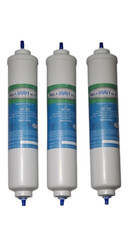 Aqua Fresh WF300 For GE GXRTDR In-Line Icemaker Refrigerator Water Filter 3 Pack