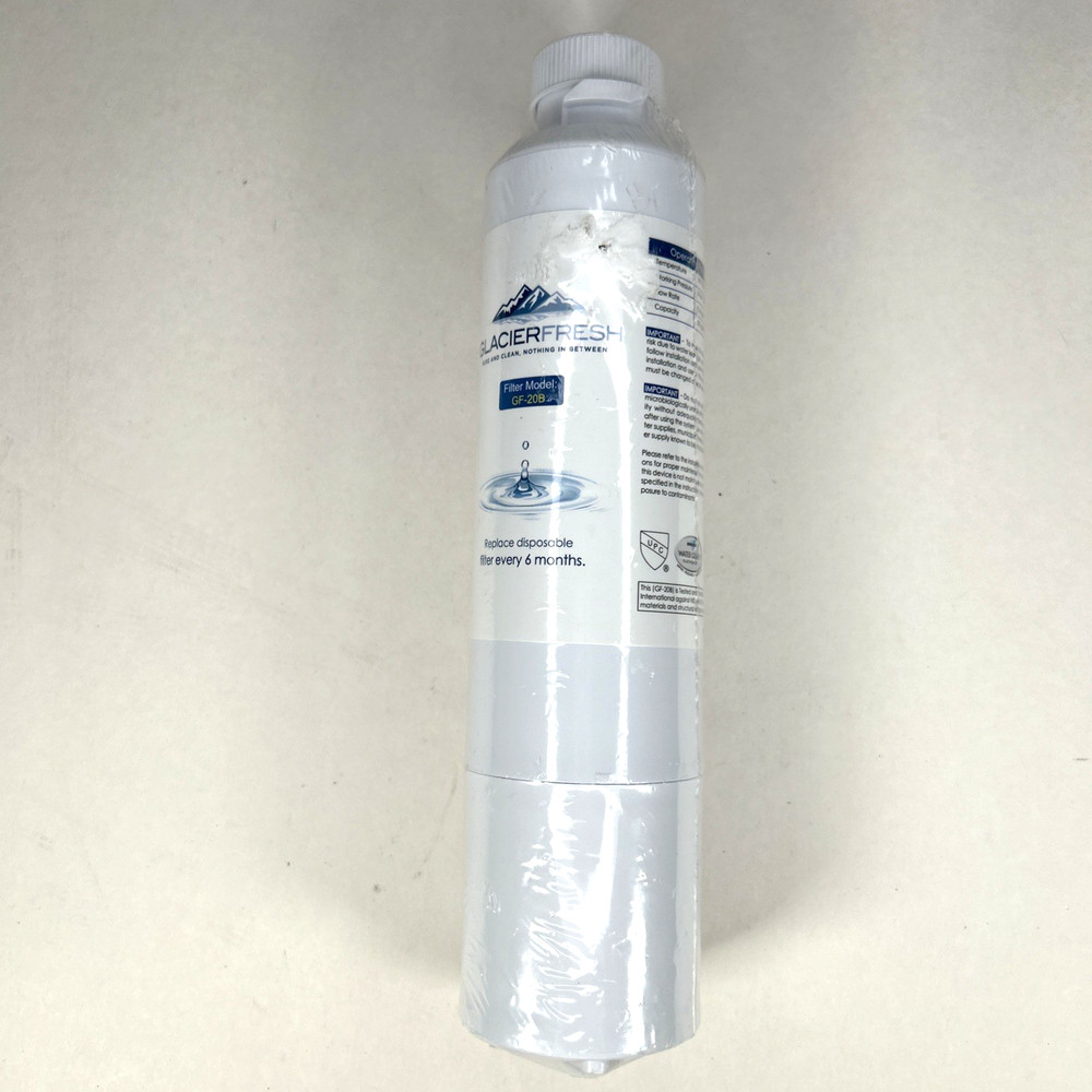 Glacier Fresh GF-20B Refrigerator Water Filter Replacement New Factory Seal
