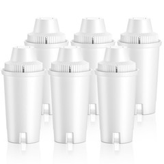 6 Pack Replacement for Brita® Water Filter Pitchers and Dispensers, Classic O…