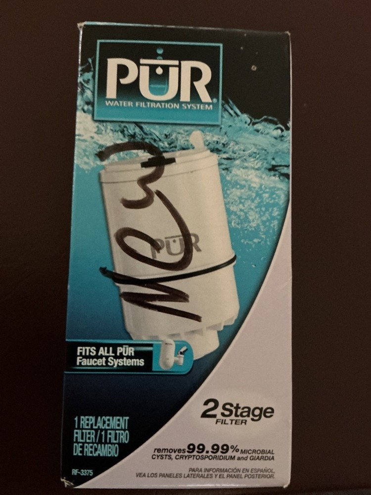 PUR #RF-3375 Replacement Water Filter2 Stage Filter Fits All PUR Faucet System