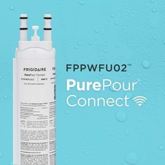 Water and Ice Refrigerator Filter with Built In Replacement Tracking Technology