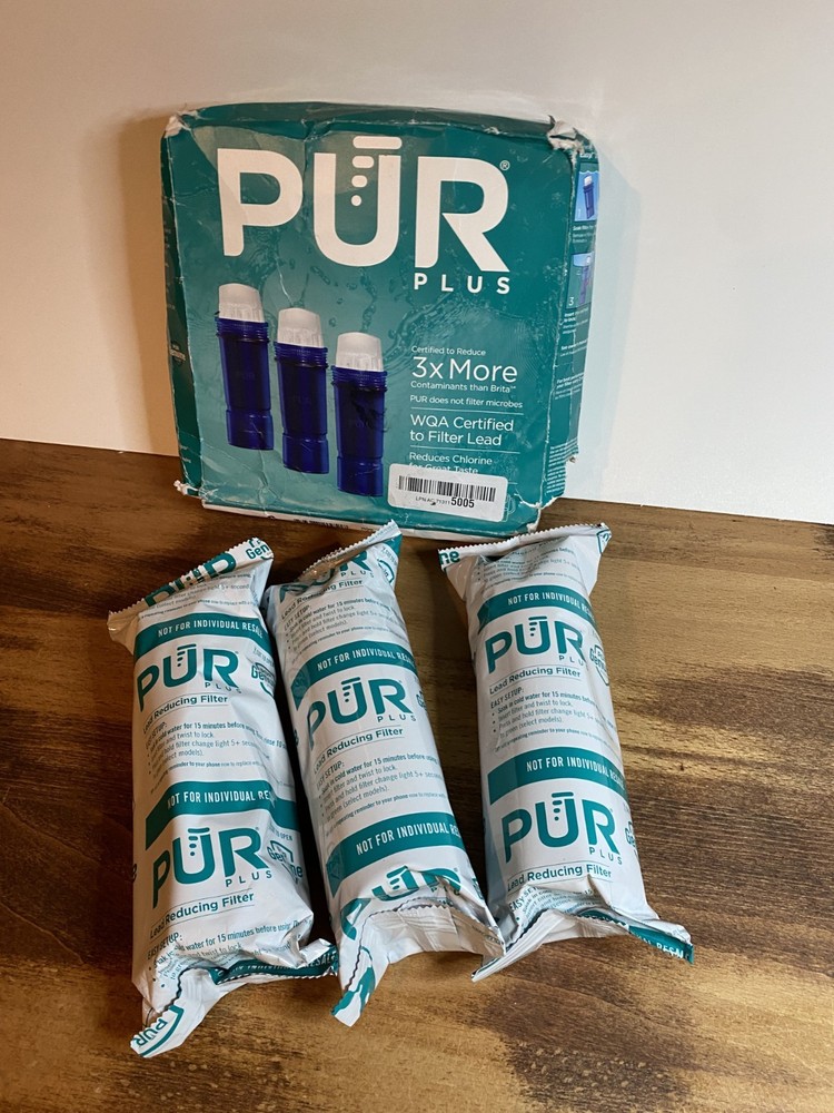 NEW* PUR plus Water Filter Replacement for Pitchers & Dispensers, 6-Month Supply