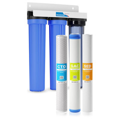 3-Stage Whole House Water Filtration System – Sediment, Odor & Taste Removal