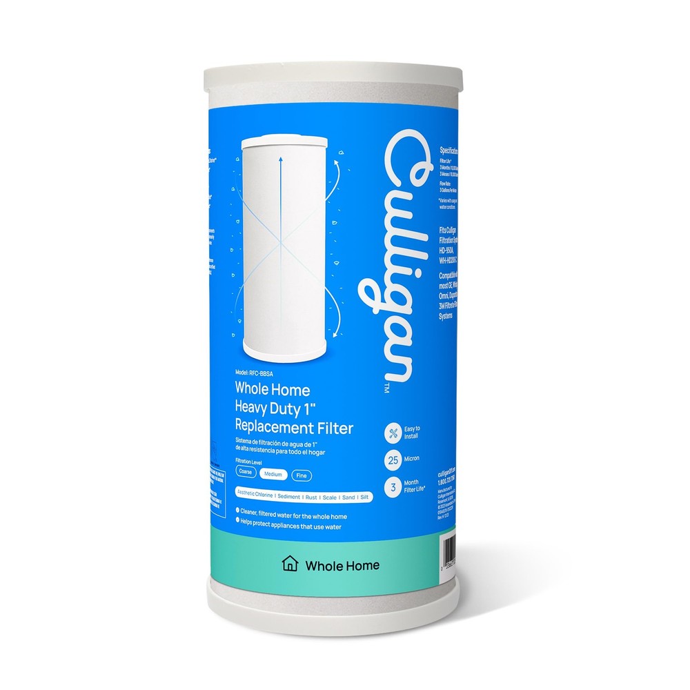 Culligan RFC BBSA Whole House Water Filter for Sediment 25 Micron 10”x4.5” Long