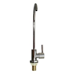 1/4» RO Water Filter Curved Sink Faucet Tap Chrome Reverse Osmosis Drinking