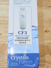 Crystala CF3 Water Filter Replaces Frigidaire PureSource 3 WF3CB Premium New