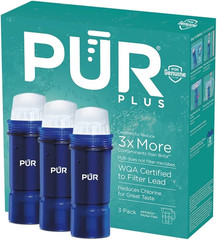 plus Water Filter Replacement for Pitchers & Dispensers, 6-Month Supply, 3 Count