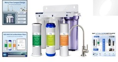 3-Stage Under Sink Water Filtration System – Portable, Leak-Proof and Efficient