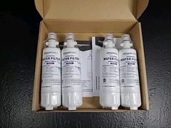Amazon Basics Replacement LG LT700P Refrigerator Water Filter Cartridge (4-Pack)