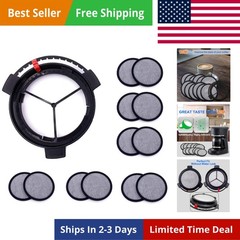 Replacement Water Filtration Set – Filter Disk with Frame for Mr. Coffee Brew…