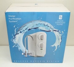 NEW Sealed OASIS OSMOSIS HOME «Reverse Osmosis Water Filtration System» TANKLESS