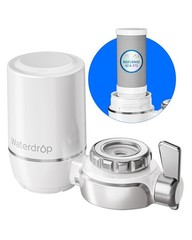 Waterdrop Faucet Water Filter, Fits Standard Faucets,NSF Certified with 3 Filter