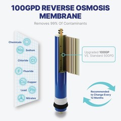 Reverse Osmosis Water Filter System Replacement Set – 5 Stage Under Sink Kit …