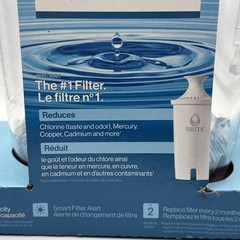 Brita Small 6 Cup Denali Water Filter Pitcher with 1 Brita Standard Filter New