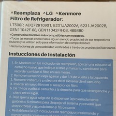 4-PACK IcePure Refrigerator Water Filter RWF0100A LG Kenmore LT500P 5231JA2002A